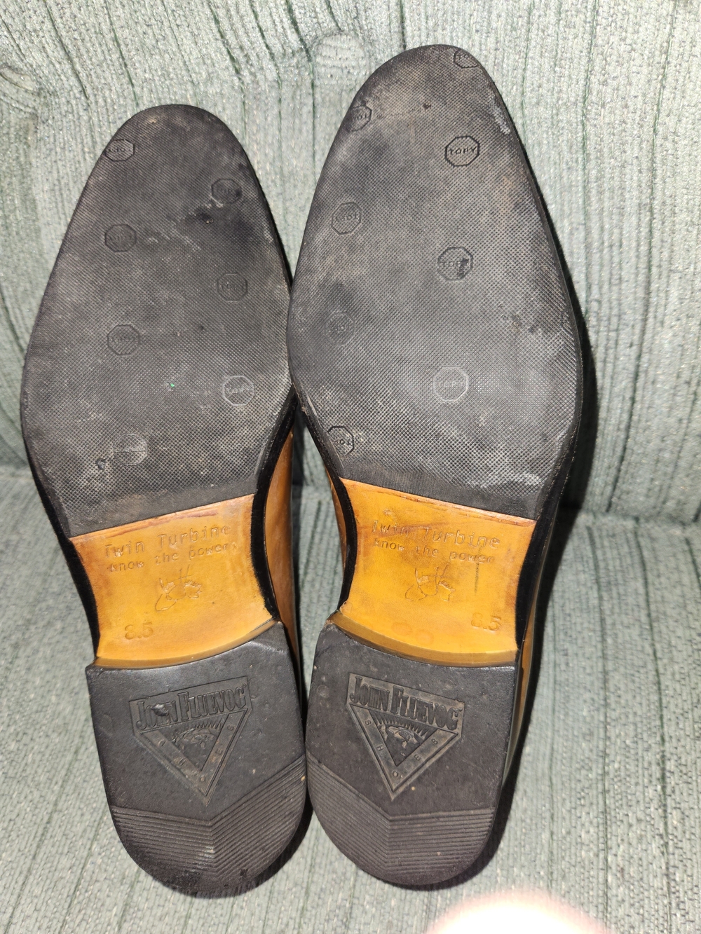 🍉John Fluevog Twin Turbines 104 Prince St Dress Shoes - Picture 6 of 6